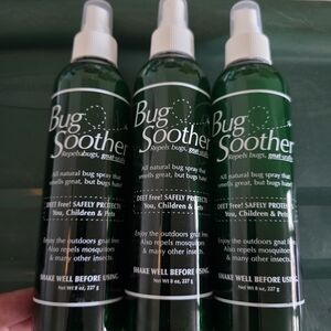 Lot of 3 (8oz Each) Bug Soother, Natural Bug Repellent Kid/Pet Safe  Lemongrass